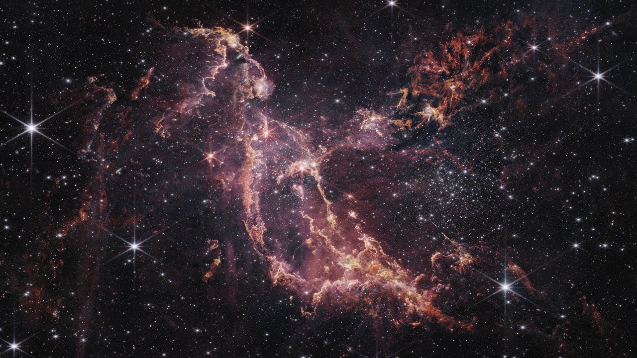 Star forming region NGC 346 by James Webb space telescope - YouTube