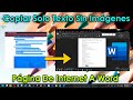 Copiar y pegar solo el texto sin las imágenes de una página de internet en documento Word