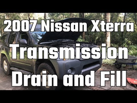 2007-nissan-xterra-transmission-drain-and-fill