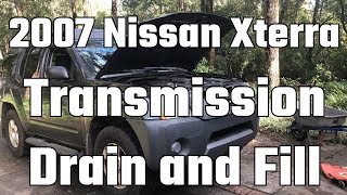 2007 Nissan Xterra Transmission Drain and Fill