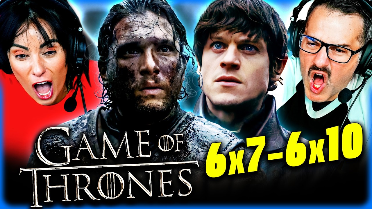 GAME OF THRONES 6x07-6x10 REACTION – BATTLE OF THE BASTARDS WENT SO HARD –FIRST TIME WATCHING–REVIEW