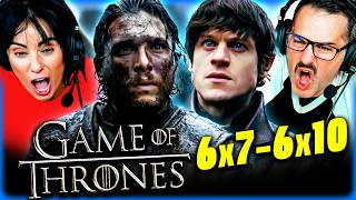 GAME OF THRONES 6x07-6x10 REACTION – BATTLE OF THE BASTARDS WENT SO HARD –FIRST TIME WATCHING–REVIEW