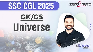 SSC CGL GK GS Classes 2025 | SSC CGL GK GS Universe | GK GS  By Navdeep Sir