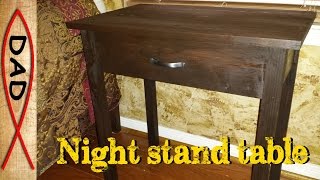 DIY - Night stand or small table We needed a small night stand for cell phone and other stuff so searched a few google images and 