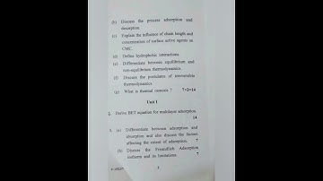 #surfacechemistryandnonequilibriumthermodynamics#gju #3rdsem#2023#physicalchemistry#subscribeformore