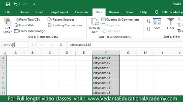 MS Excel - Data Validation    Restrict Cells, Input & Error Message, Drop Down List, Date & more