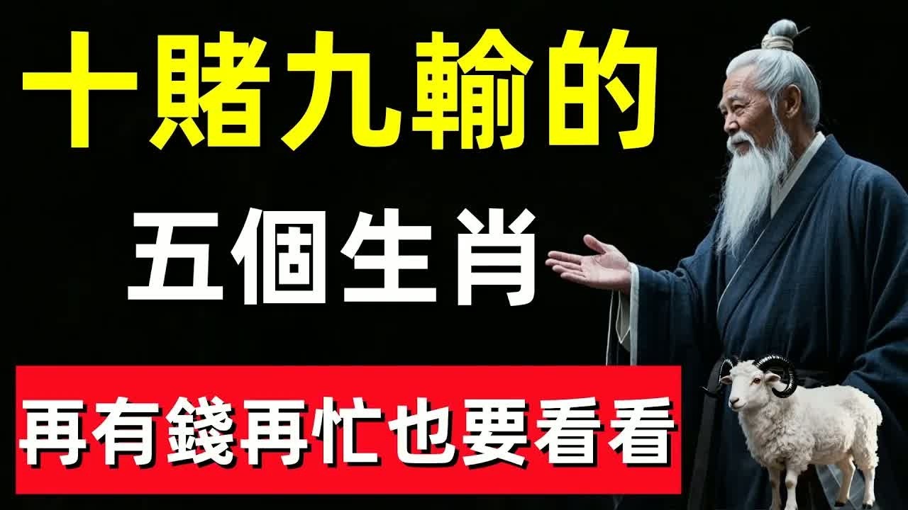 眞的不騙你！這五個生肖十賭九輸，再有錢再忙也要看看！#修行思維 #修行 #福報 #禪 #道德經 #覺醒 #開悟 #禅修