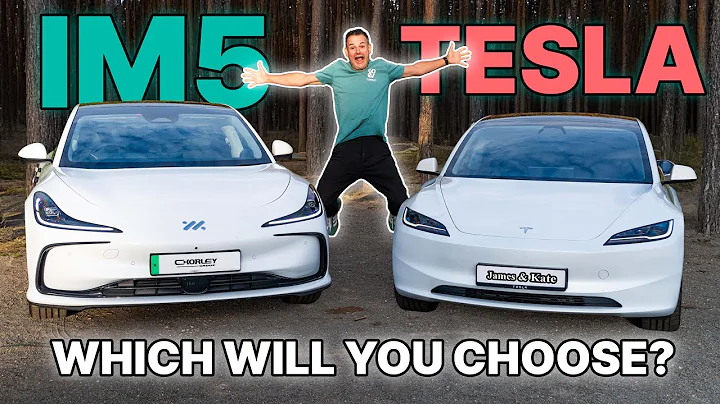 MG IM5 vs Tesla Model 3 Review & Comparison (ft. James & Kate - The EV Team)