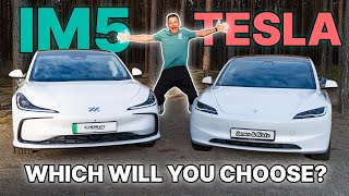 Análise e comparação entre MG IM5 e Tesla Model 3 (com James e Kate - The EV Team)