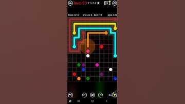 How To Solve Flow Free 11x14 Mega Mania Pack Level 93 Board Walk Through Solution Walkthrough