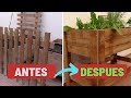 FACIL FACIL cómo hacer MESA DE CULTIVO🍅🌶🥬🌱HUERTO ELEVADO con materiales RECICLADOS