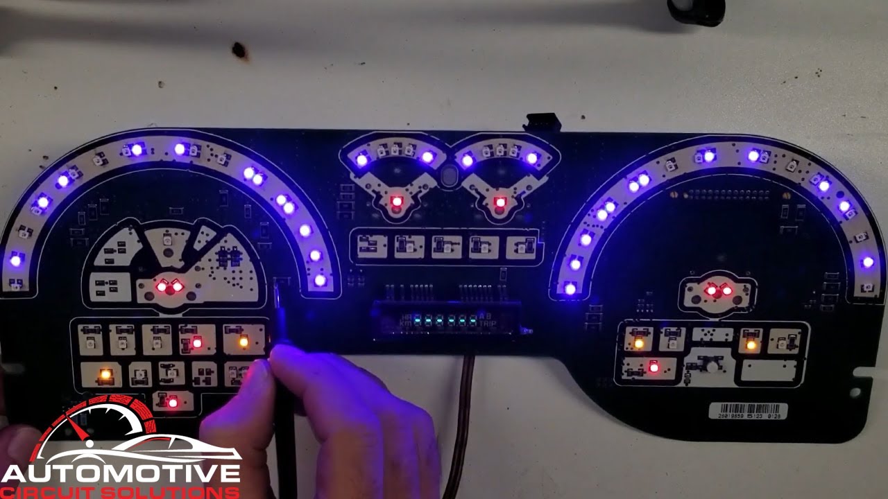 2005 Ford Mustang Blue LED Conversion and Gauge Repair