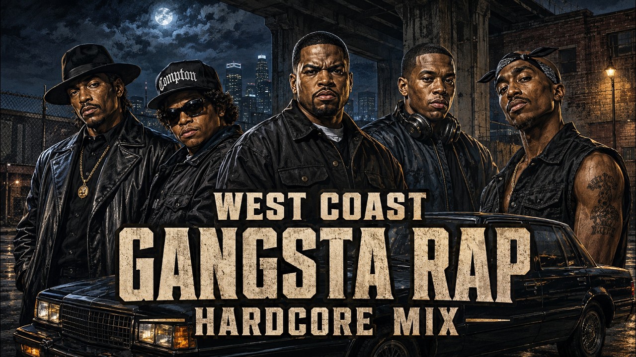 Late 80s & 90s West Coast Gangsta Rap Mix 💥 2Pac, Dr. Dre, Ice