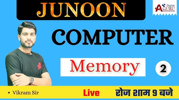 Computer Memory Part - 2 For Rajasthan Police 2022-23 By Vikram Swami Sir Junoon Batch