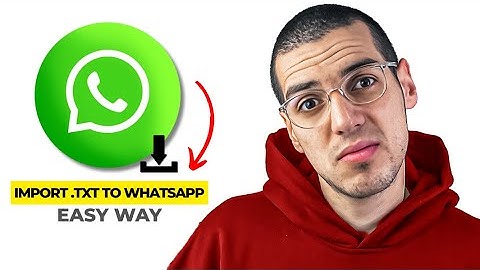 How to Import Exported Chats from .TXT File to Whattsap on ANDROID (2025) - Quick & Easy!