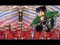 A BATALHA FINAL DO ATTACK ON TITAN MINECRAFT