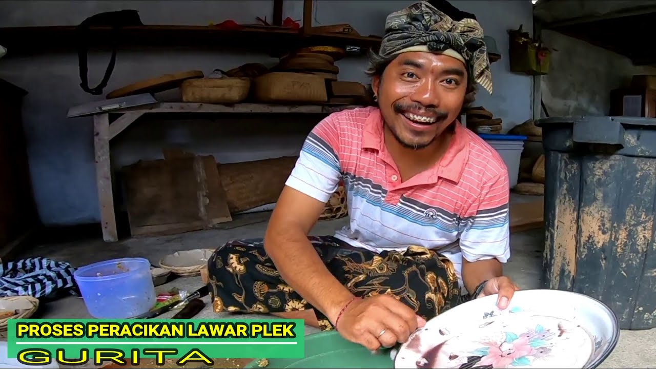 Lawar Gurita || Gurita plek Ganas enak dan lezat . Masakan khas Bali