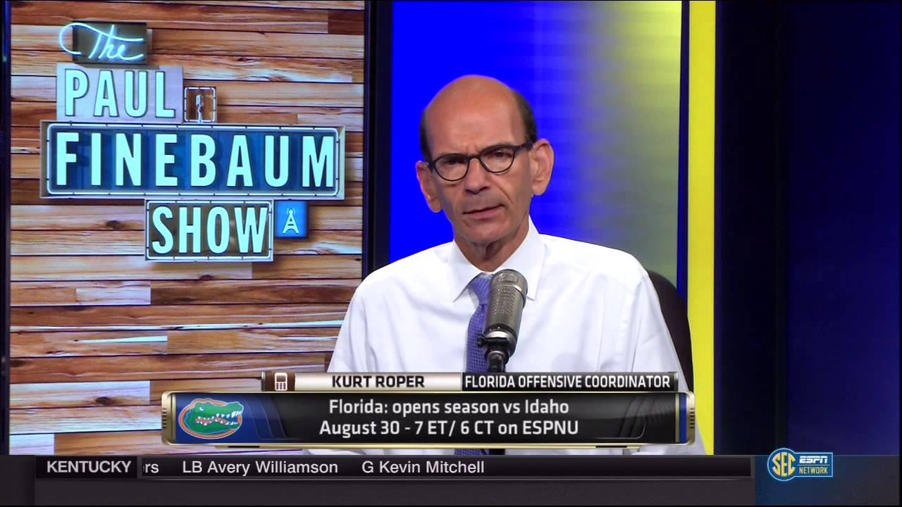 ufr Florida Football: Kurt Roper on Paul Finebaum Show