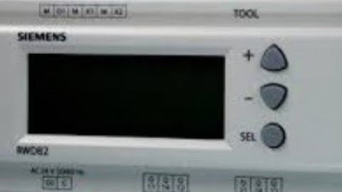 Siemens RWD82 Thermostat: HVAC Compressor Cut-Off Setup" At QADF 2024