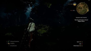 The Witcher 3 - Kernun the Leshen Boss Fight (Contract: Lord of the Wood)