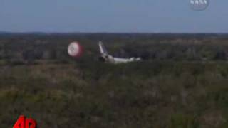 Raw Video: Shuttle Atlantis Lands