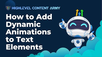 How to Add Dynamic Animations to Text Elements