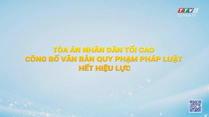 Văn bản mới của tòa án nhân dân tối cao