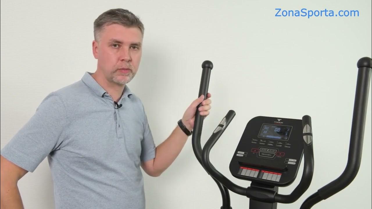 Обзор эллиптического тренажера Titanium Masters Orbitech XFA - YouTube