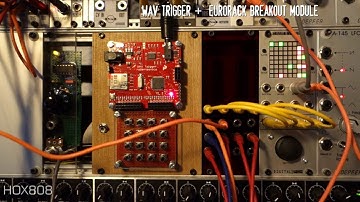 Sparkfun Wav Trigger as Eurorack Module with 16 sockets, + Pittsburgh Game System, Modular Sampler