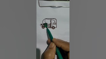 Dot art | Auto Rickshaw drawing from 