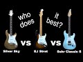 Silver Sky vs Suhr Classic S vs Eric Johnson Strat: Which does "IT" the Best?