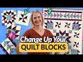 How to make a block swap quilt go beyond the 3yard quilt