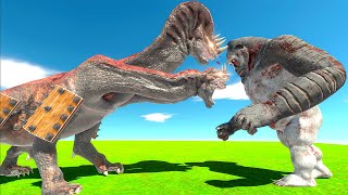 Armoured HYRDA vs KING KONG  Animal Revolt Battle Simulator