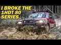 I took the 80 series 4WDING and I BROKE IT | NISSAN Vs TOYOTA in the MUD!
