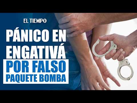 Man arrested for fake explosives in attempted robbery in Engativá | EL TIEMPO - YouTube