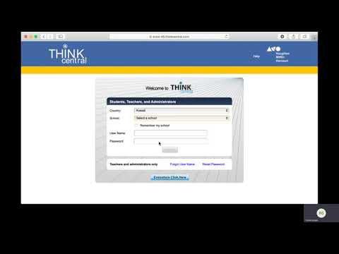 How to Login to Think Central 2