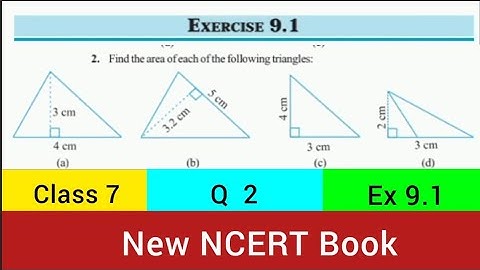 NCERT Class 7 Maths | Q 2 Ex 9.1 | Chapter 9 Perimeter and Area