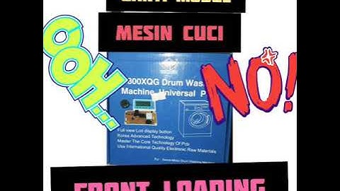 Ganti modul mesin cuci universal frontloading