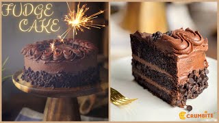 شوكليت فادچ كيك تورته عيد ميلاد سهله جدا للمبتدئين | Chocolate fudge cake