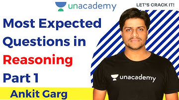 SSC CHSL Most Expected Reasoning Question Series | Part 1 | Unacademy Live - SSC Exams | Ankit Garg