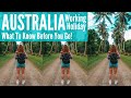 Australia Working Holiday Visa | What To Know Before You Go!