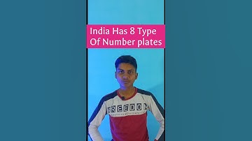 8 Type Of Number Plates In India 🇮🇳 #shorts #shortsindia