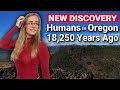 18250 year old evidence human occupation in oregon north america