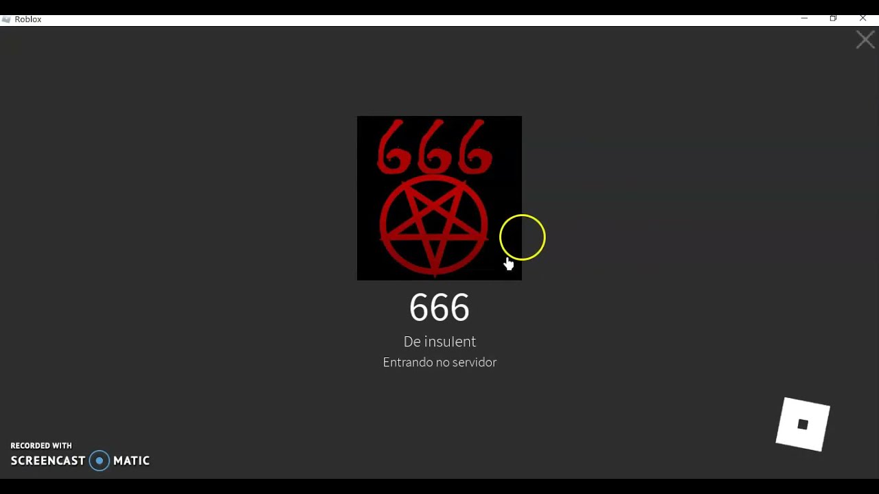 Jamais Pesquise 666 No Roblox S Rio YouTube 