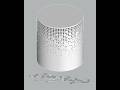 Jittered Perforated Cylinder | Rhino Grasshopper