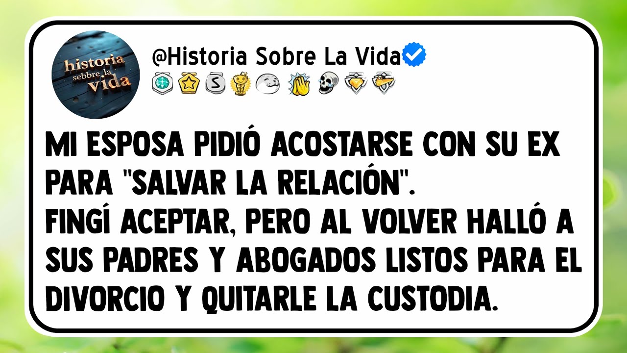 Mi esposa pidió acostarse con su ex para 
