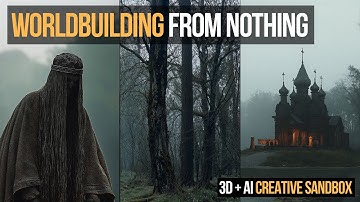 Worldbuilding From NOTHING | 3D+AI Sandbox Ep. 1
