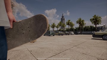 Session: skate sim - raw gameplay edit "outside the shop" lines and clips, manual  catch (ps5)