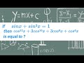If sin x + sin square x is equal to 1 | If sinx + sin²x = 1