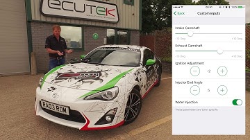 EcuTek ECU Connect and Bluetooth Vehicle Interface for the BRZ/GT86/FR-S - Custom Features